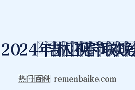 2024年吉林卫视春节联欢晚会是什么意思的图片